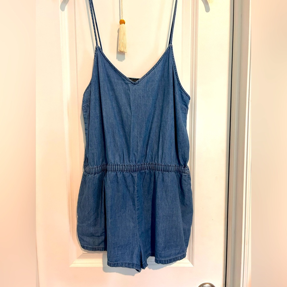 Forever 21 Denim Romper M